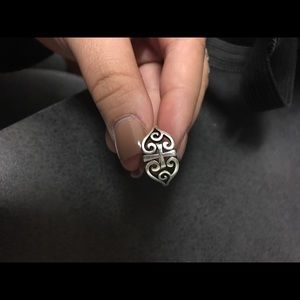 James Avery “scroll cross ring”
